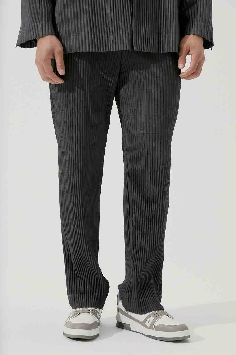 Ribbed Cotton Pantalon | TAEVI