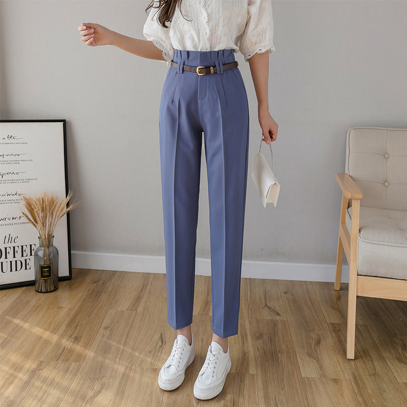 Women's Straight Loose Bud Suit Pants | TAEVI