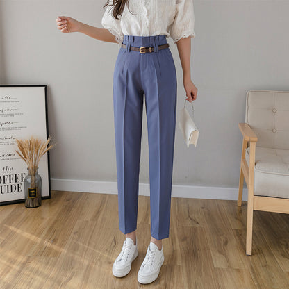 Women's Straight Loose Bud Suit Pants | TAEVI
