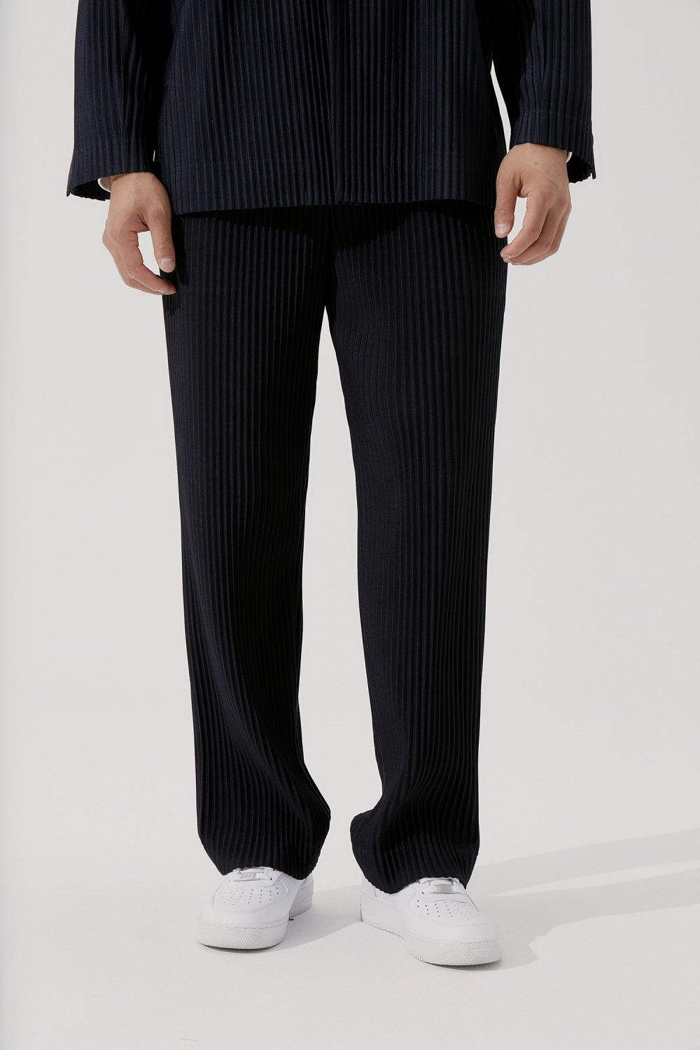 Ribbed Cotton Pantalon | TAEVI