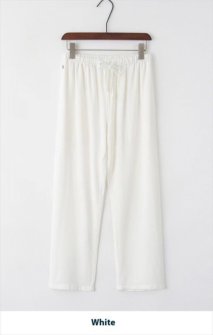 Casual Elastic Waist Pants | TAEVI