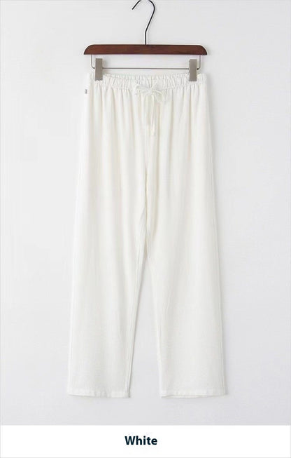 Casual Elastic Waist Pants | TAEVI