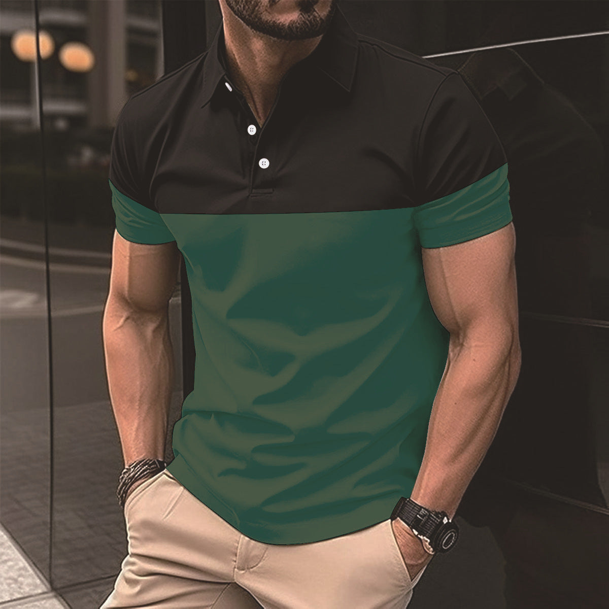 Polo Shirt T-shirt Top | TAEVI