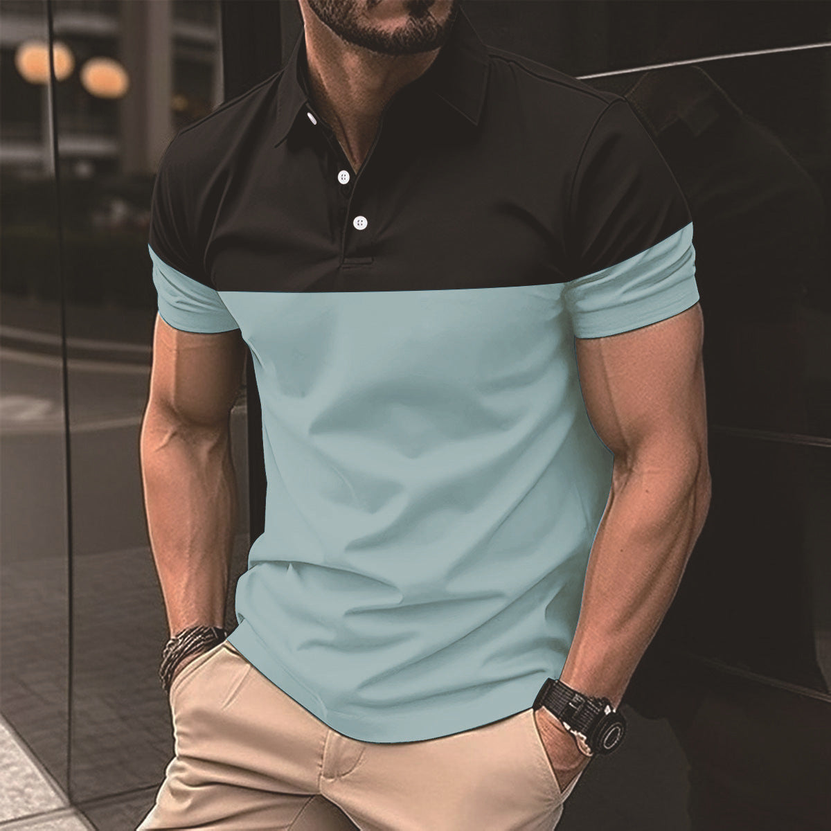 Polo Shirt T-shirt Top | TAEVI