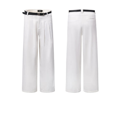 Premium Straight-leg Wide Pants | TAEVI
