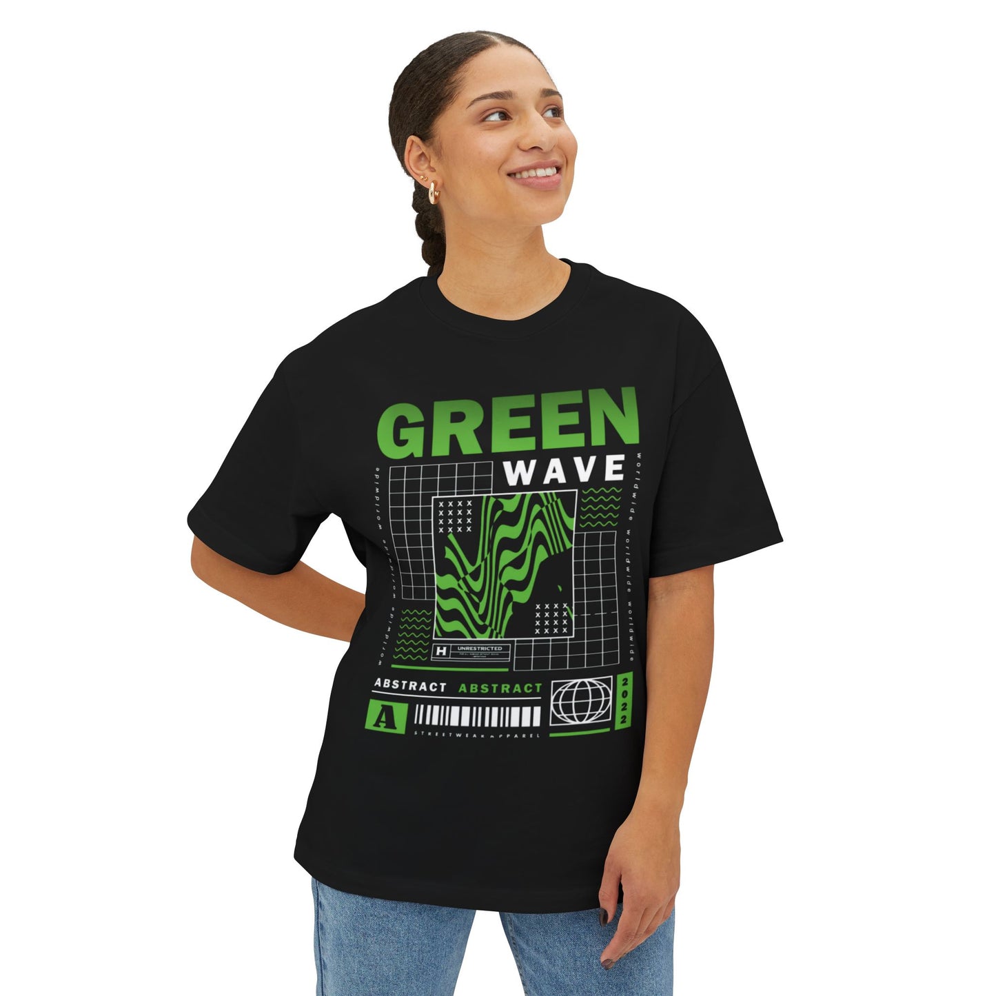 Green Wave Abstract | TAEVI