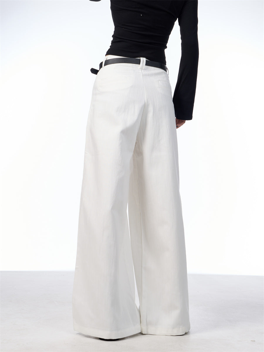 Premium Straight-leg Wide Pants | TAEVI