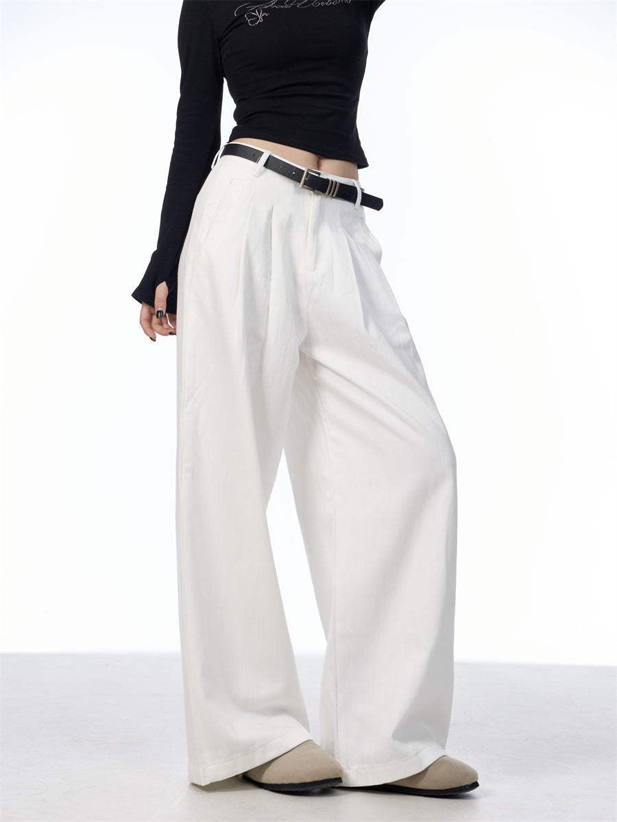 Premium Straight-leg Wide Pants | TAEVI