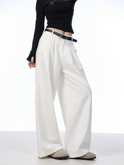 Premium Straight-leg Wide Pants | TAEVI
