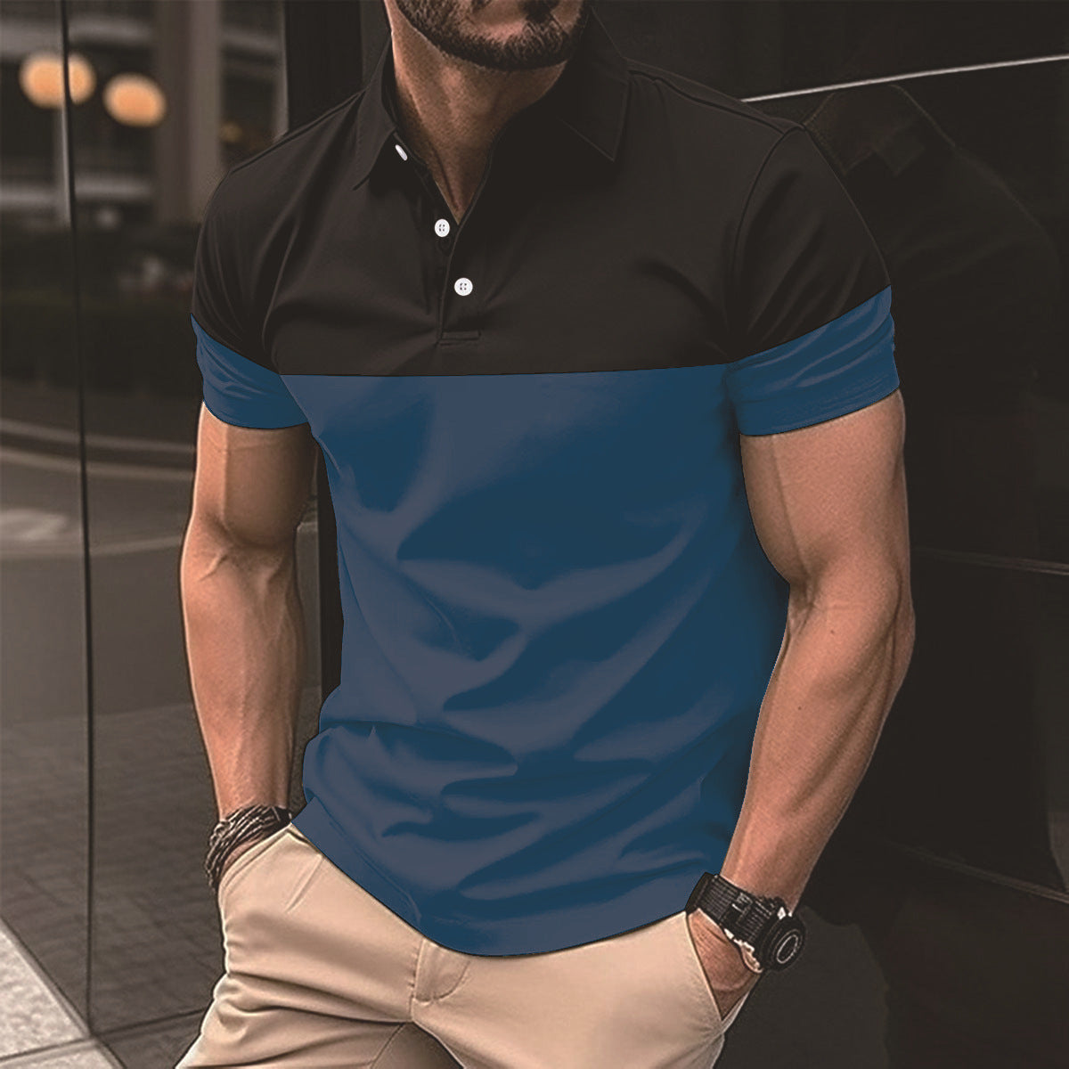 Polo Shirt T-shirt Top | TAEVI