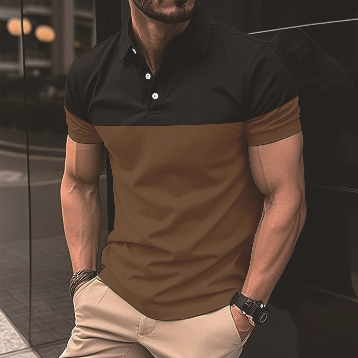 Polo Shirt T-shirt Top | TAEVI