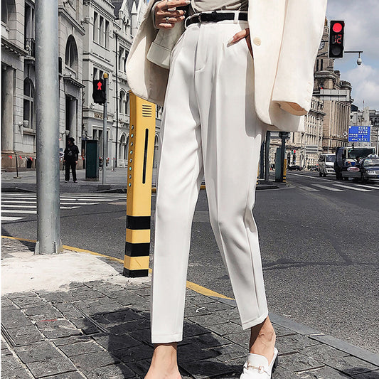 Simple High Waist Pants | TAEVI
