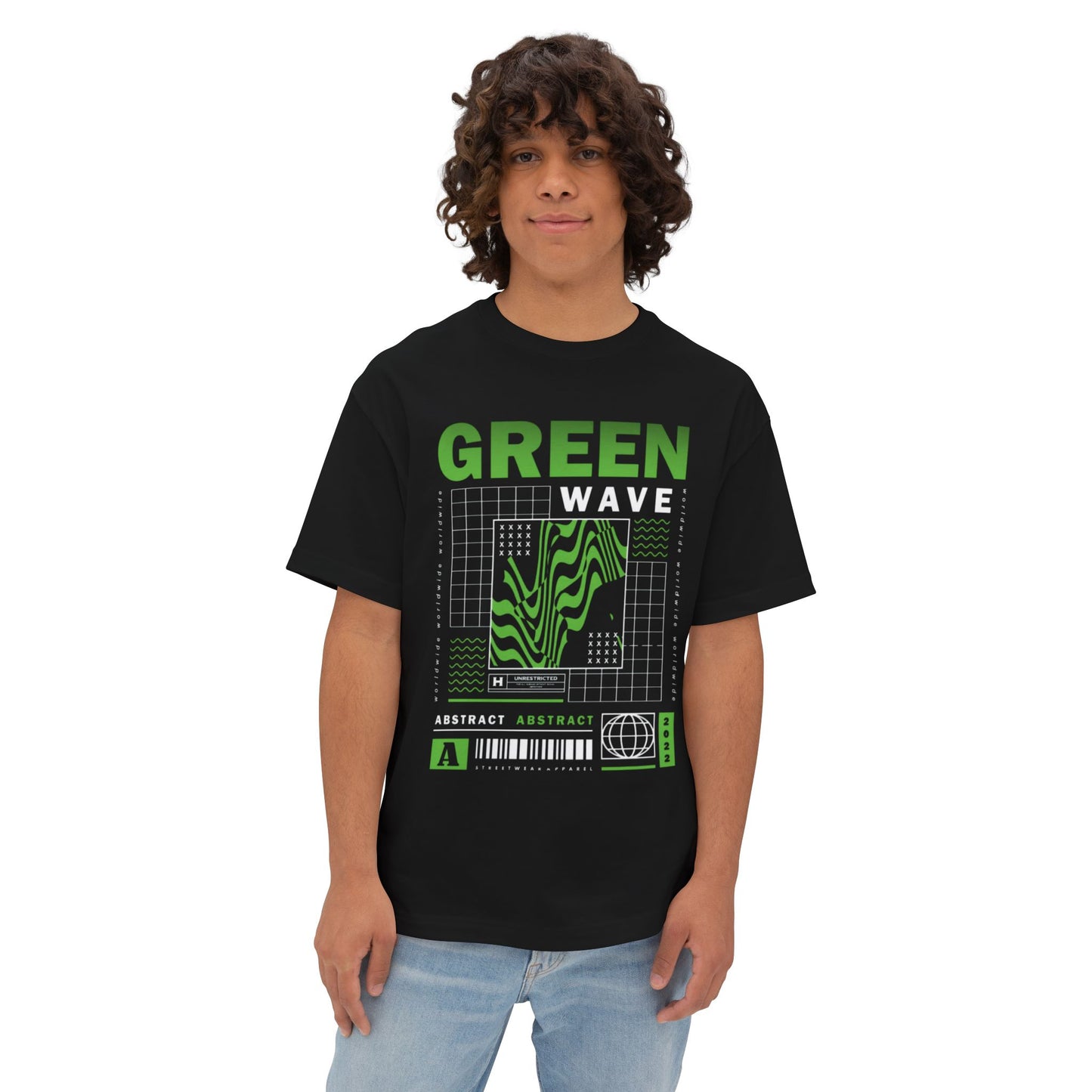 Green Wave Abstract | TAEVI