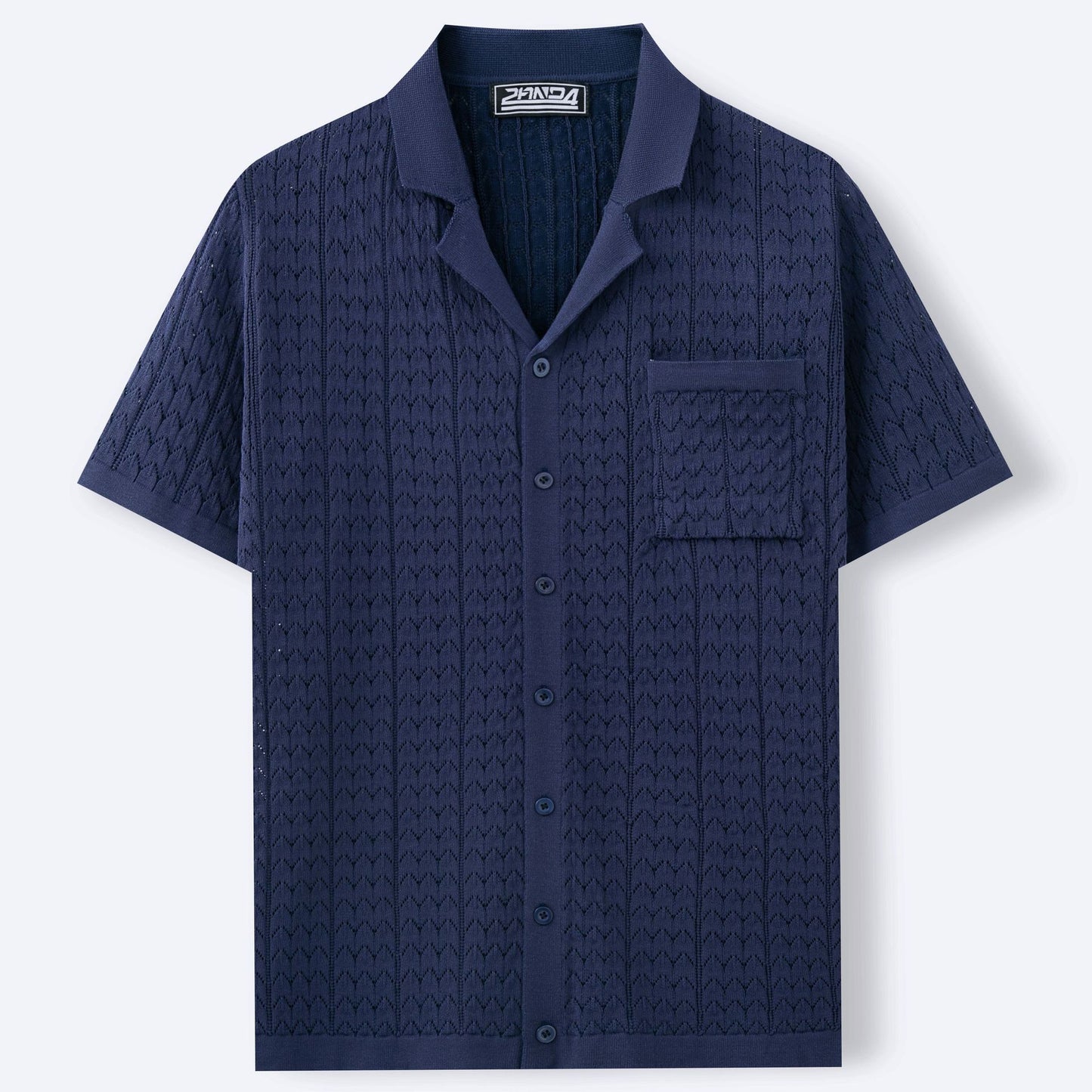 Collar Knitted Polo Shirt | TAEVI