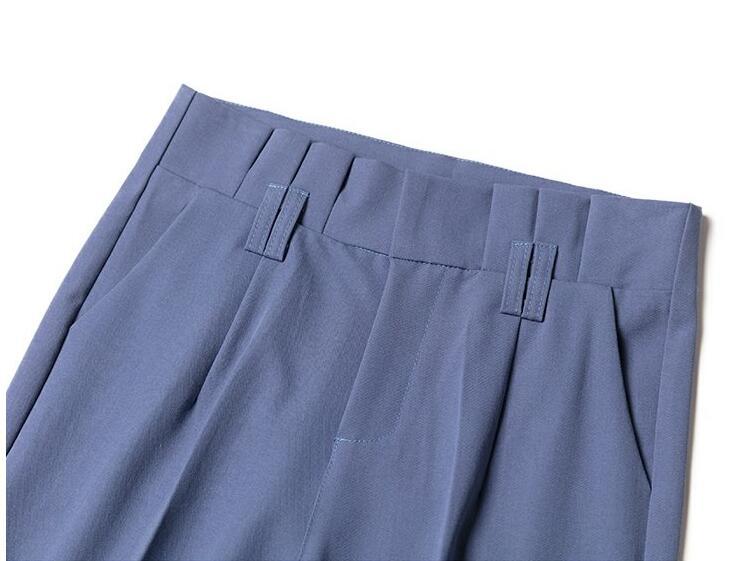 Women's Straight Loose Bud Suit Pants | TAEVI