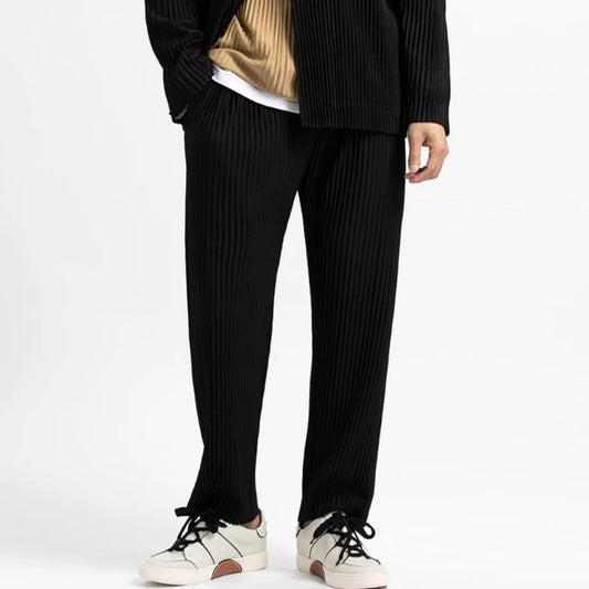 Ribbed Cotton Pantalon | TAEVI