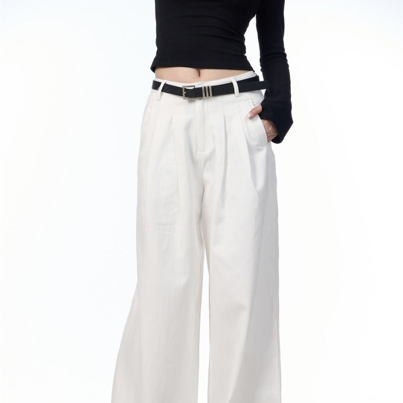 Premium Straight-leg Wide Pants | TAEVI
