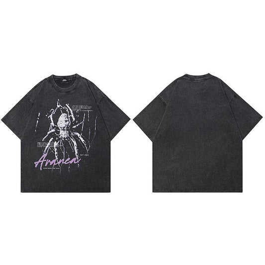 Washed Old Loose T-shirt | TAEVI