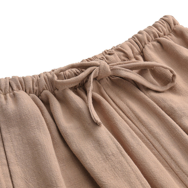 Linen Casual Oversized Pants | TAEVI