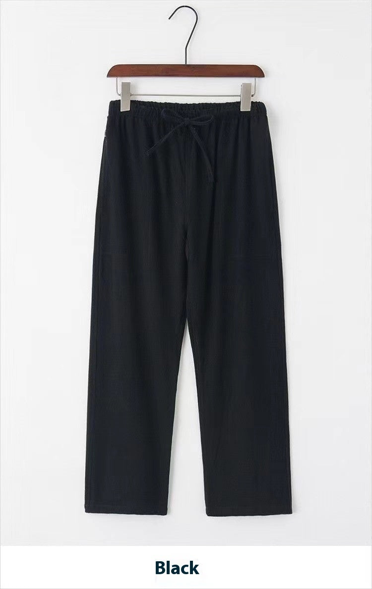 Casual Elastic Waist Pants | TAEVI
