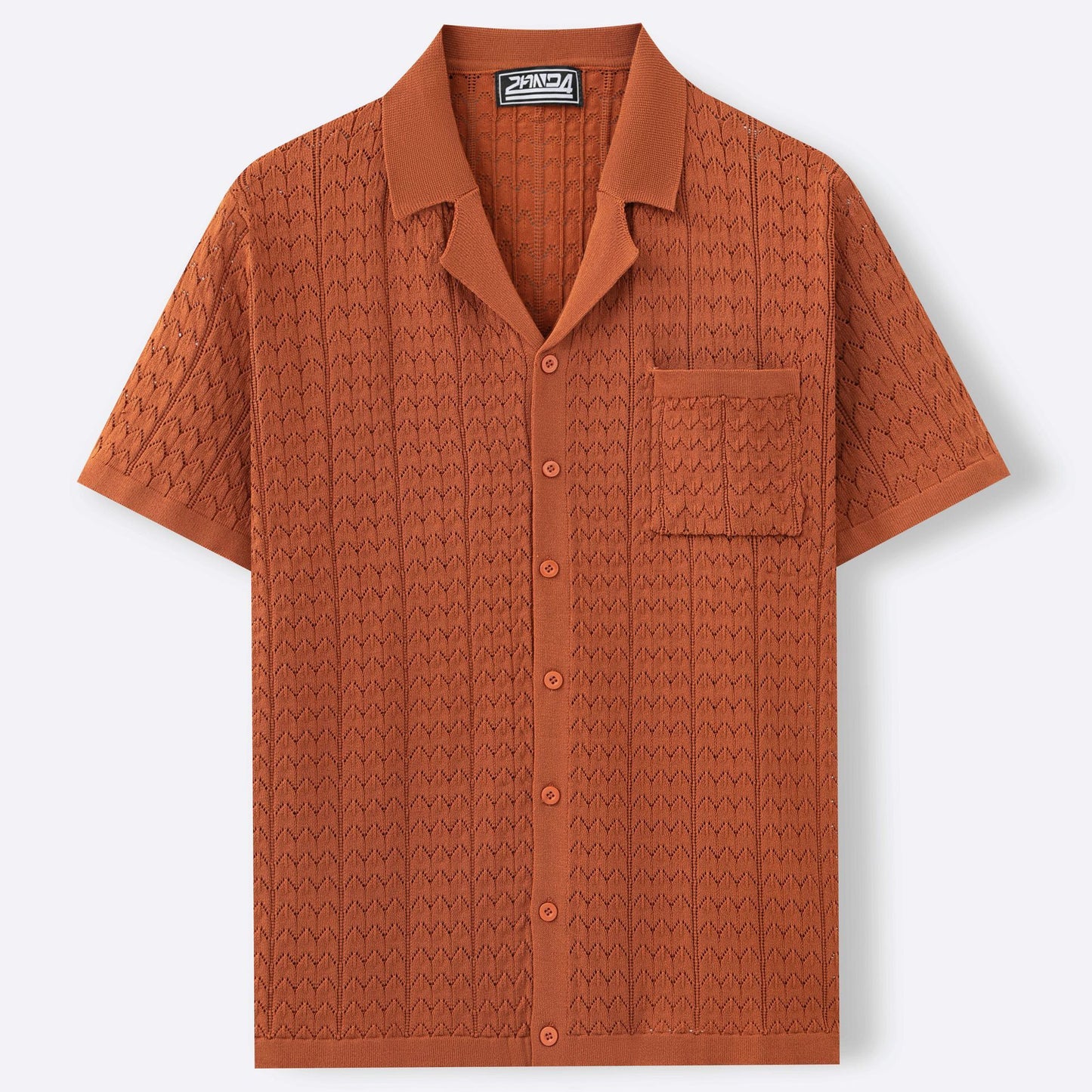 Collar Knitted Polo Shirt | TAEVI