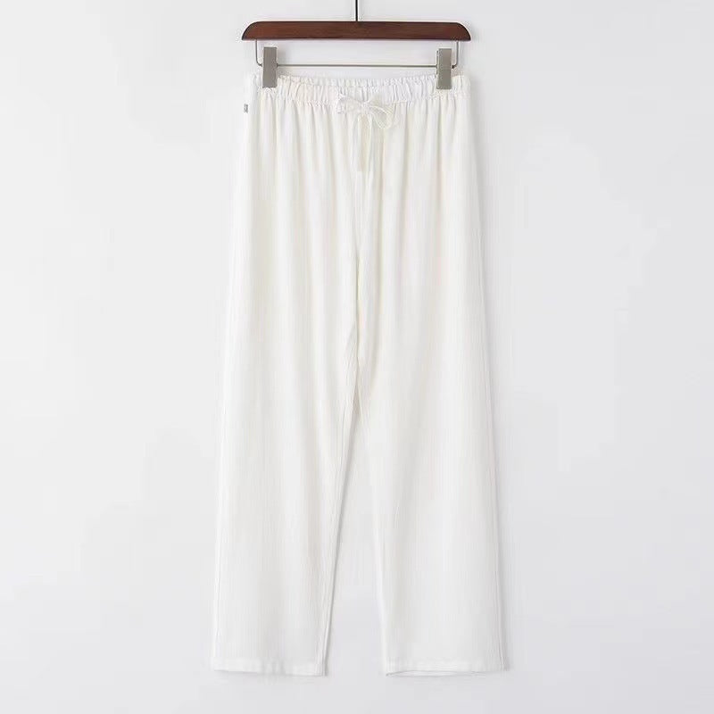 Casual Elastic Waist Pants | TAEVI