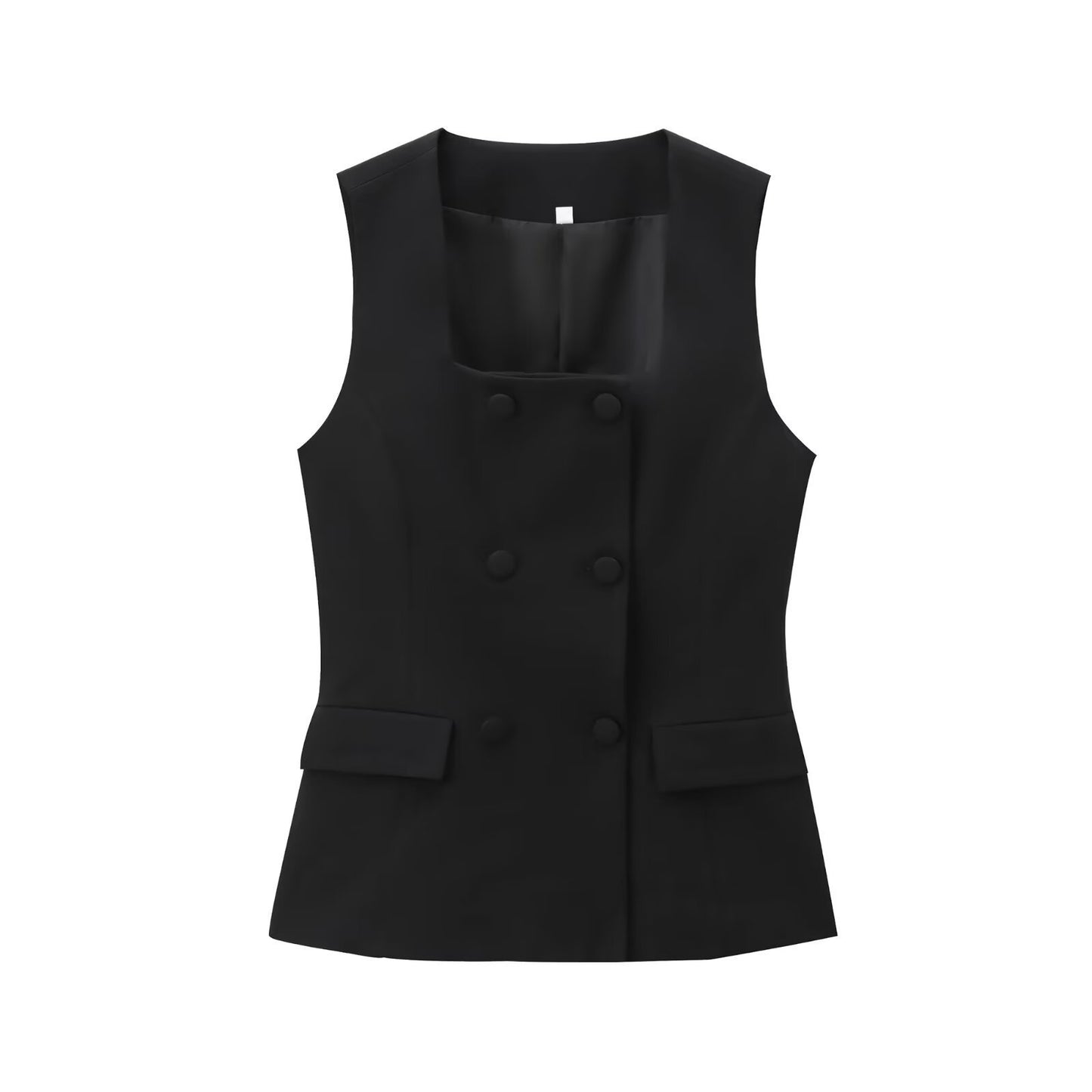 Vest Straight-Leg Pants Suit | TAEVI