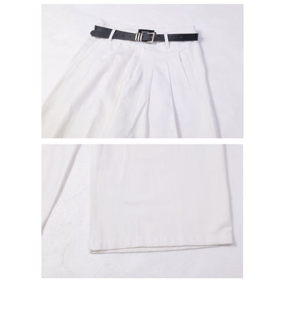 Premium Straight-leg Wide Pants | TAEVI