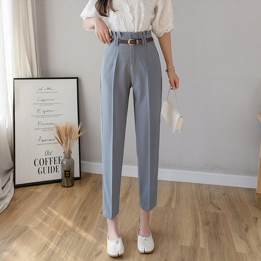 Women's Straight Loose Bud Suit Pants | TAEVI