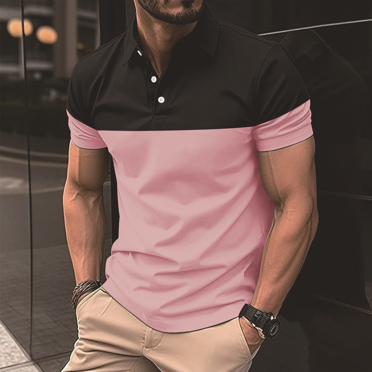 Polo Shirt T-shirt Top | TAEVI